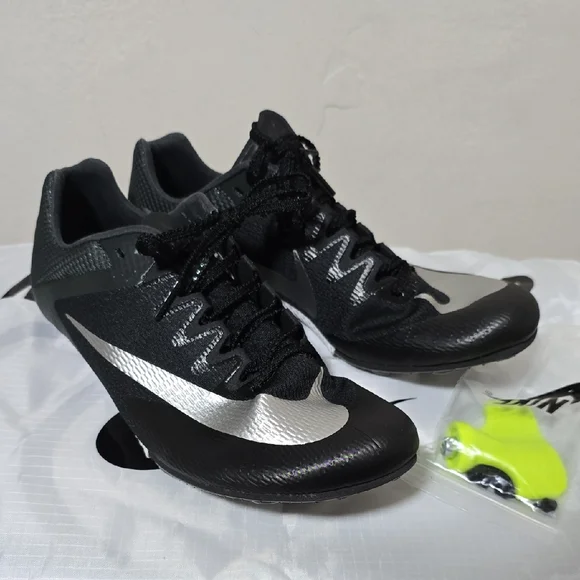 Nike Women's Black and Silver Athletic Shoes - Picture 1 of 6